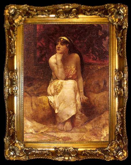 framed  Jean-Joseph Benjamin-Constant Queen Herodiade, ta009-2